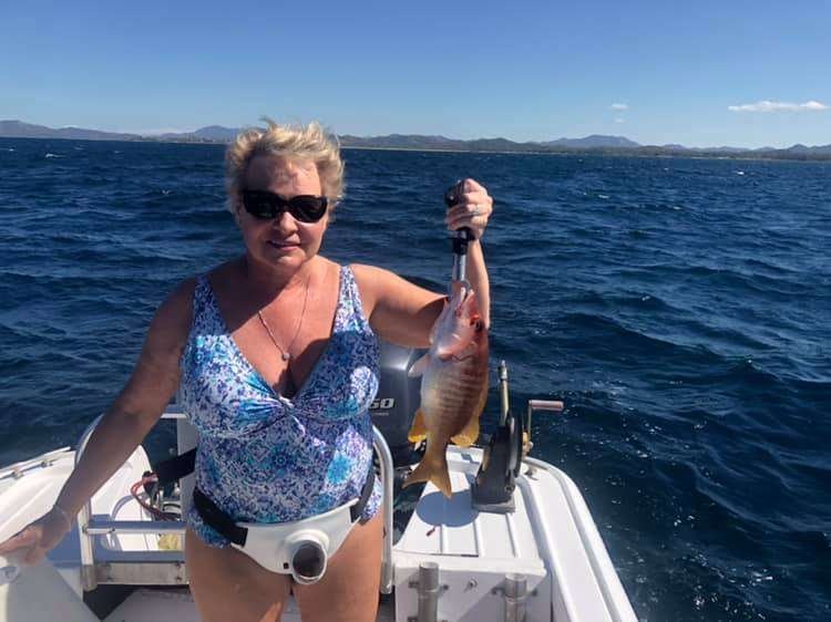 Rainbow Runner Tamarindo half day charter snapper