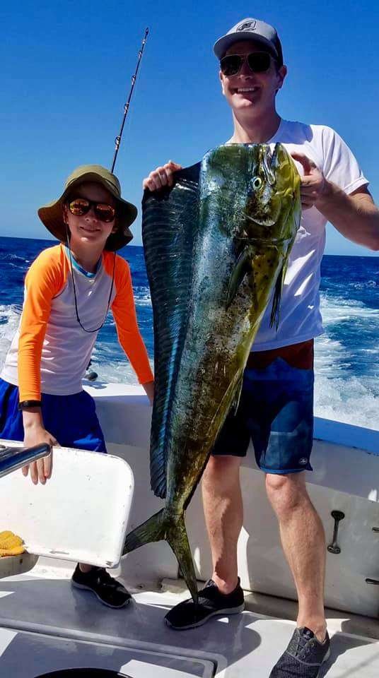 Capullo Tamarindo half day charter dorado