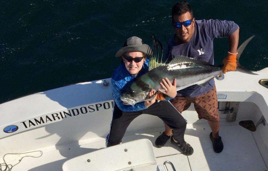 Talking Fish Tamarindo half day charter roosterfish