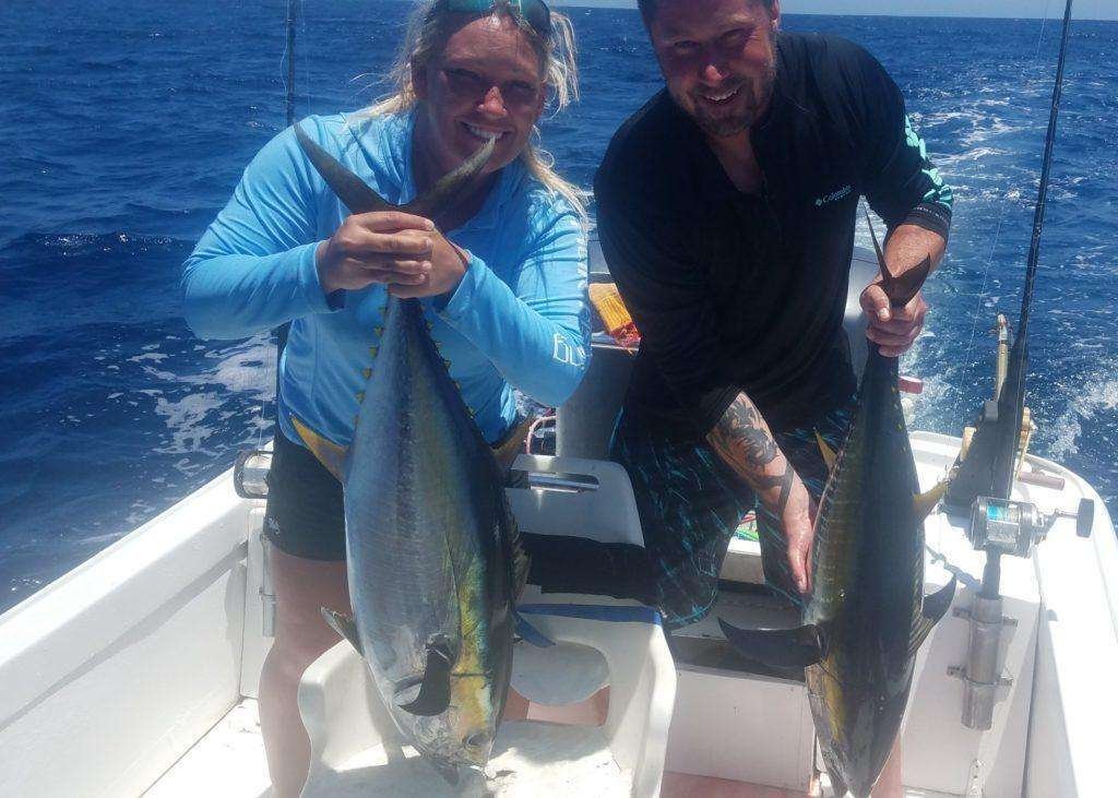 Rainbow Runner Tamarindo full day charter tuna