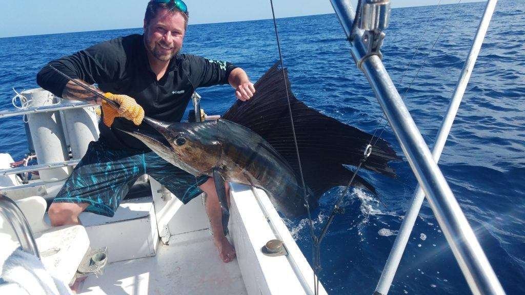Rainbow Runner Tamarindo full day charter sailfish