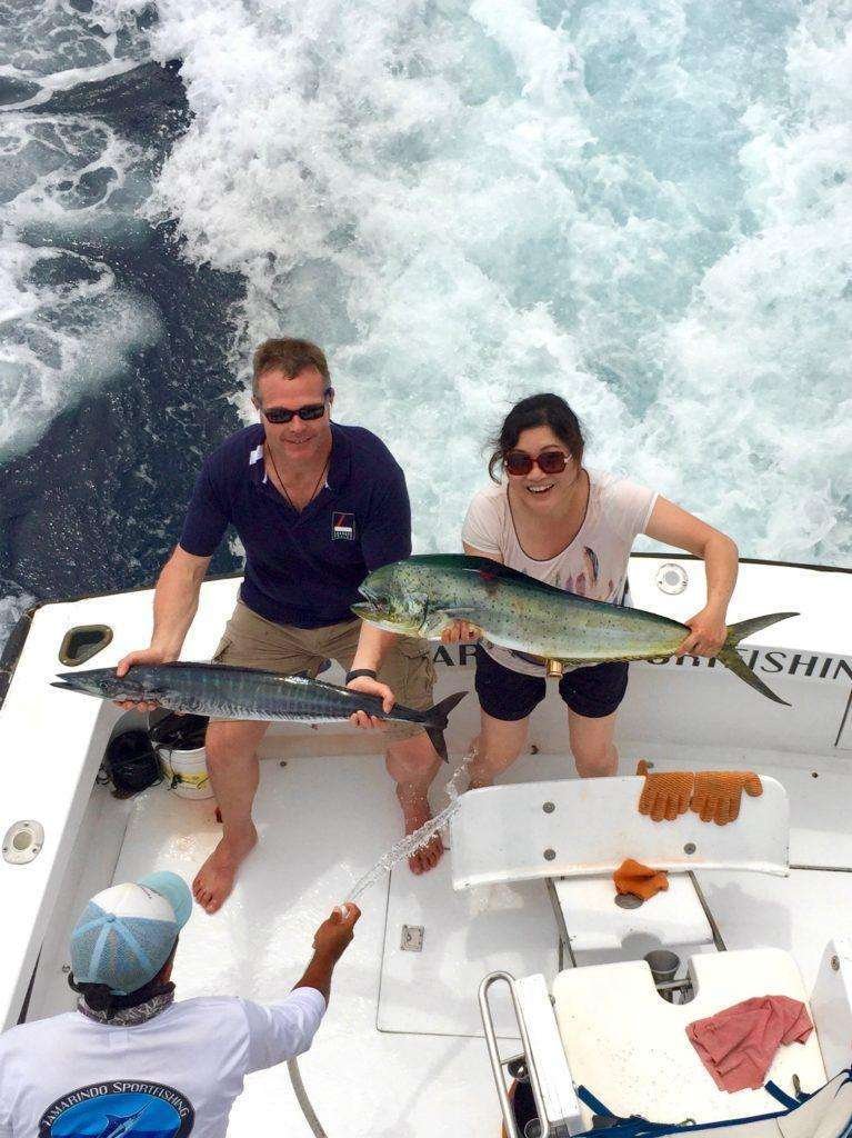 Talking Fish Tamarindo full day charter wahoo and dorado