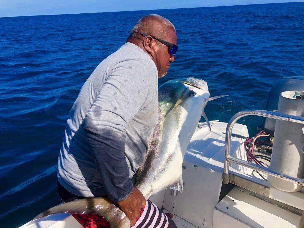 Rainbow Runner Tamarindo half day charter roosterfish