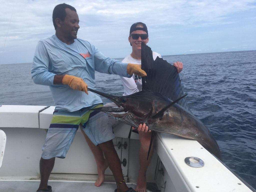 Capullo Tamarindo full day charter sailfish