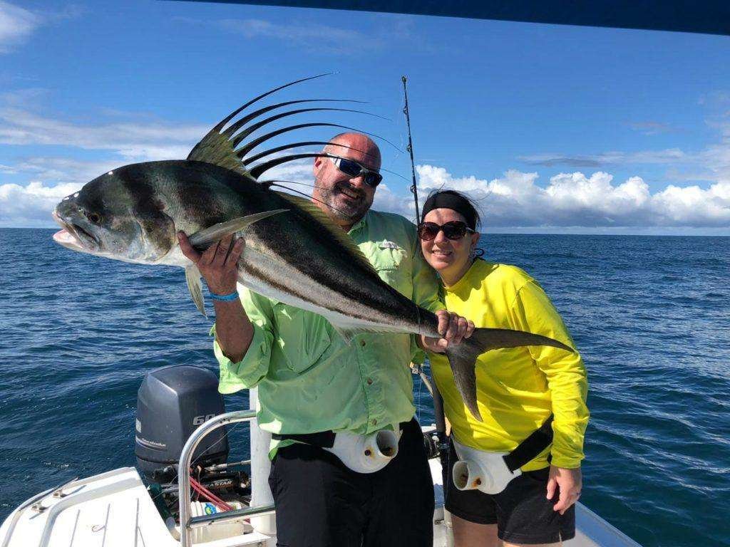 Rainbow Runner Tamarindo half day charter roosterfish