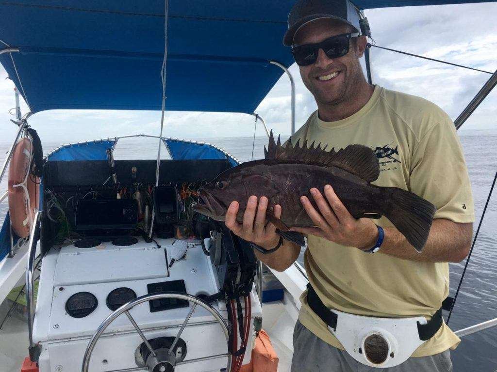 Rainbow Runner Tamarindo half day charter grouper
