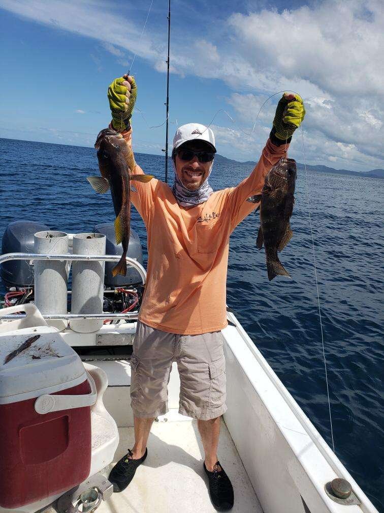 Rainbow Runner Tamarindo half day charter grouper