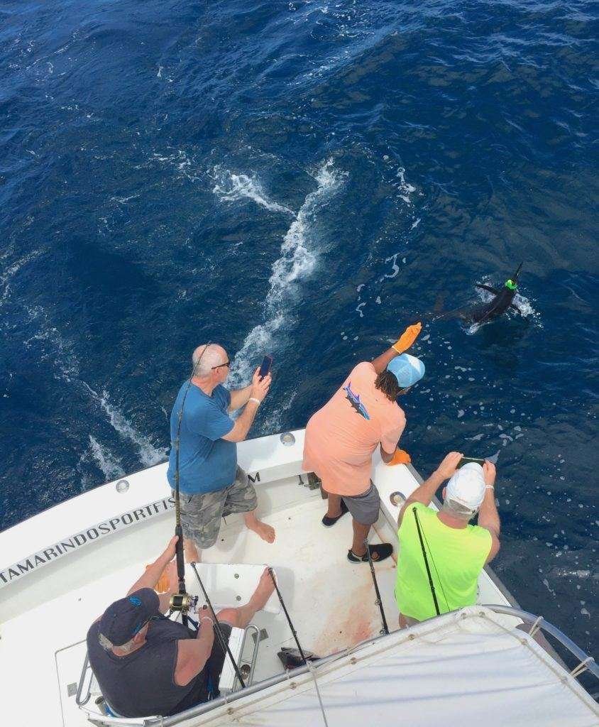 Talking Fish Tamarindo full day charter blue marlin