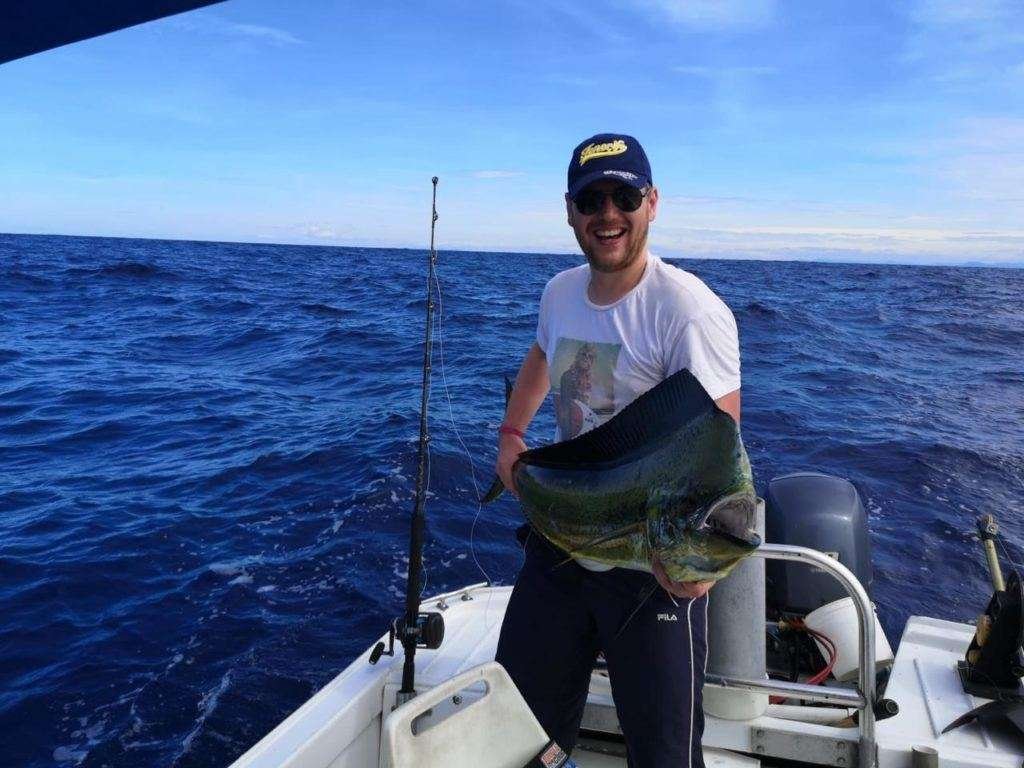 Rainbow Runner Tamarindo half day charter dorado