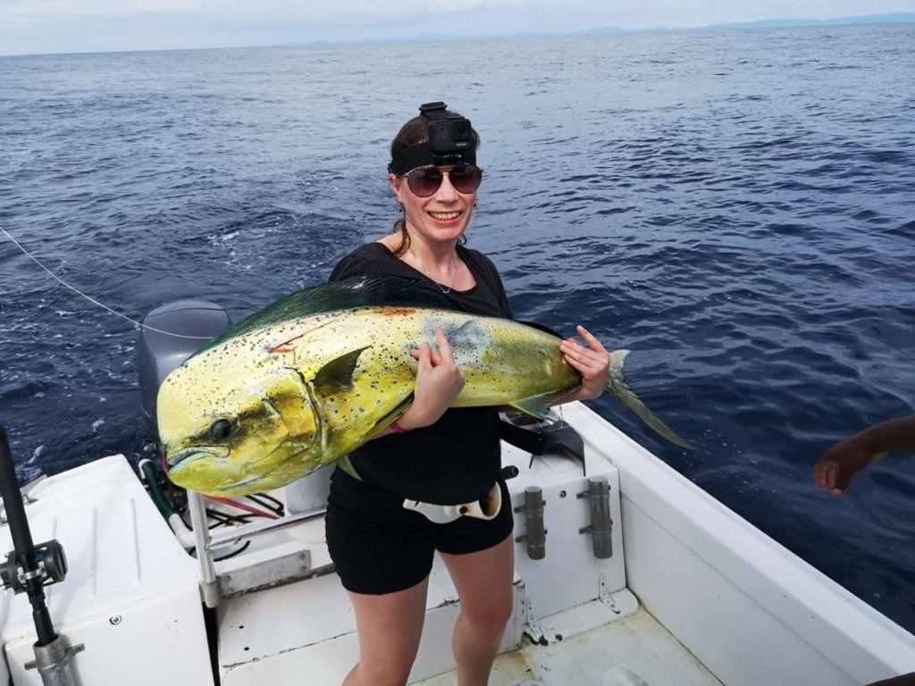 Rainbow Runner Tamarindo half day charter dorado