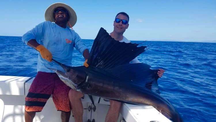 Capullo Tamarindo full day charter sailfish
