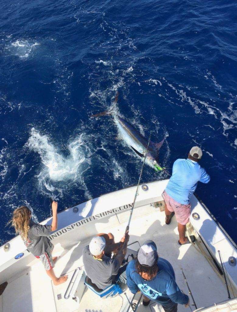 Talking Fish Tamarindo full day charter blue marlin